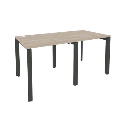 Рабочая станция на П-образном м/к ONIX O.MP-RS-2.0.8 Дуб Аттик/Антрацит_0