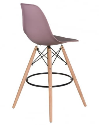 Стул барный ДОБРИН ДСВ БАР (ножки светлый бук, цвет сиреневый (П-04)) 2 шт / DOBRIN DSW BAR (P-04))_4