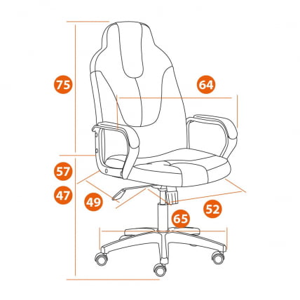Кресло NEO 2 (22) экокожа Коричневый 36-36_14