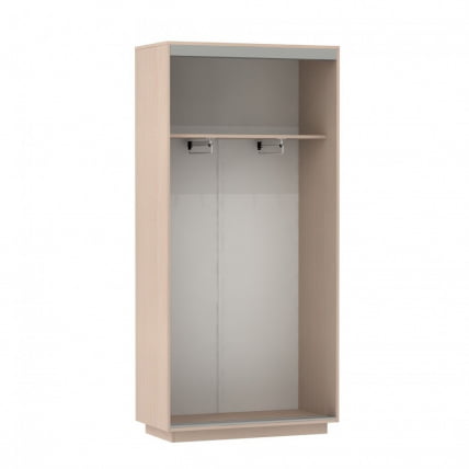 Шкаф-купе двухдверный Экспресс Мини дуб молочный/дуб молочный_1