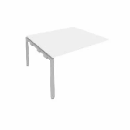 Проходной наборный элемент переговорного стола Metal System Б.ППРГ-3 Белый/Серый_0