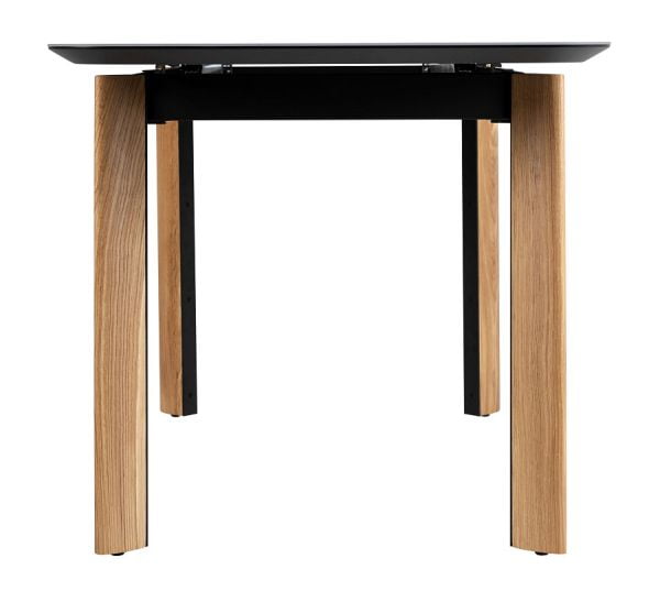 Стол раскладной Combi Glass 120-150 Automatic Natur/Dark matte glass_6