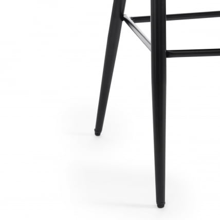 Стул барный FLAIR BAR (mod. 9018) экокожа/металл, 60 х 56 х 106 см , серый 22/черный_10