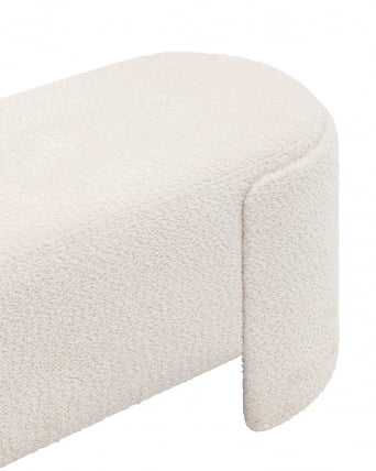 Банкетка Taks букле Белый_3