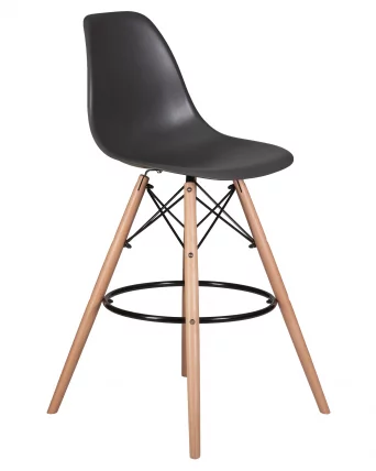 Стул барный ДОБРИН ДСВ БАР Темно-серый ГР-04 / DOBRIN DSW BAR GR-04_1