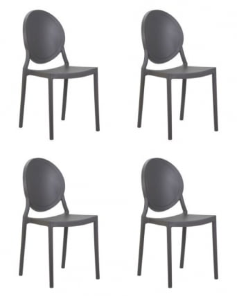 Стул обеденный ДОБРИН АЛБЕРТ (цвет серый) 4 шт / DOBRIN ALBERT_0