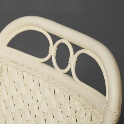 Комплект террасный ANDREA (стол кофейный со стеклом + 2 кресла + подушки) ротанг, 64х67х92см / D60х55, TCH White (белый)_2