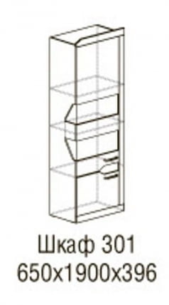 Шкаф многоцелевой Ронда 301_5