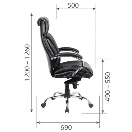 Кресло руководителя CHAIRMAN CH423 экокожа Бежевый_4