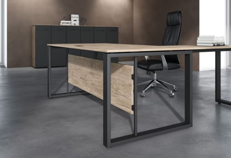 Стол руководителя ENIO EST 189H Кария Пальмира/Антрацит_1