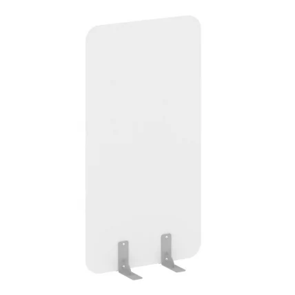 Перегородки на металлических опорах на фетровых подпятниках R-line DP.F-80-150 Белый Бриллиант_0