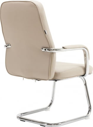 Кресло для посетителей Everprof Vesta CF Экокожа Бежевый_3