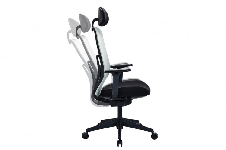 Кресло руководителя АРИЕС СЕРО-ЗЕЛ/ЧЕРНЫЙ / ARIES_4