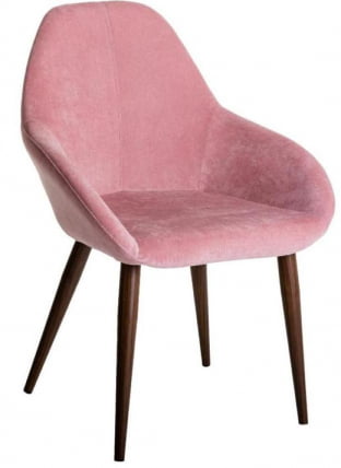 Стул Кент Розов/Темный Орех / Kent_0