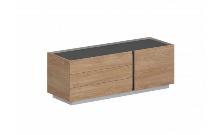 Тумба опорная приставная левая Oliver OL-060-20-12.GN.GN.GN.L Гикори натуральный_0