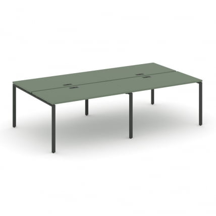 Рабочая станция двухсторонняя на 4 места CONCEPT CN.DRS-008 Кобо Антрацит_0