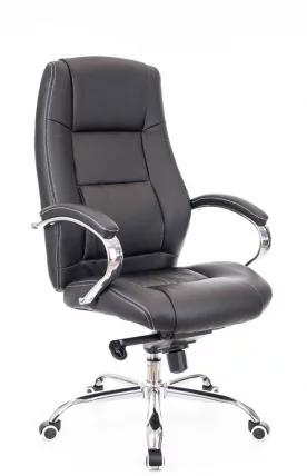 Кресло руководителя Kron M экокожа Черный_0