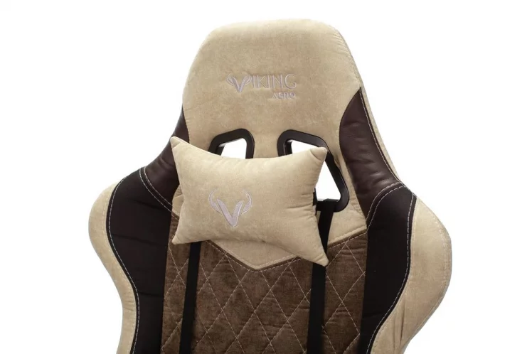 Кресло игровое Бюрократ VIKING 7 KNIGHT BR FABRIC Коричневый_8