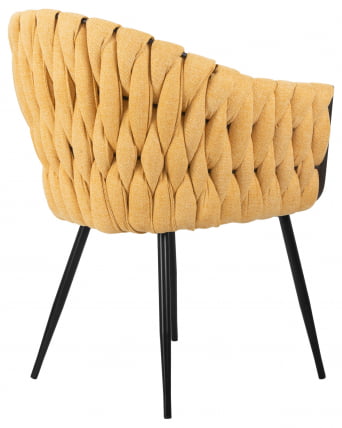 Стул обеденный DOBRIN MATILDA Желтая ткань LAR 275-8_3