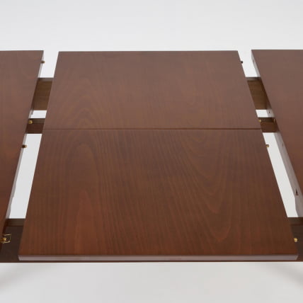 Стол раскладной Pavillion (Павильон) основание бук, столешница мдф, 80x120+40x75см, Коричневый_4