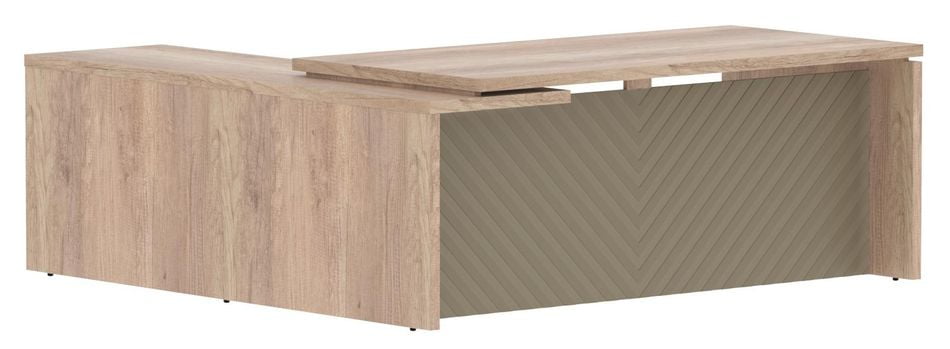 Стол руководителя правый Torr LUX TLCT 2020 R Дуб Каньон Капучино_0