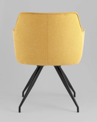 Стул обеденный Feston вращающийся желтый_3