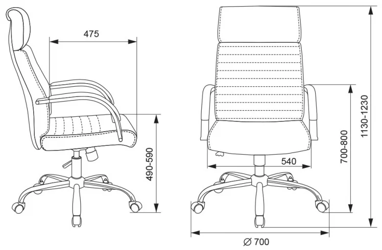 Кресло руководителя Бюрократ T-8010N/SL/BLACK_4