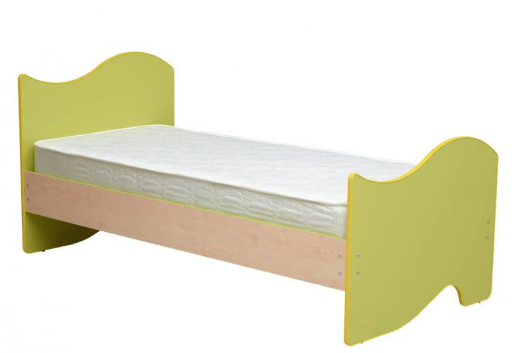 Кровать детская Юниор-11.3 900*2000 Дуб молочный/Ярко-розовый_0