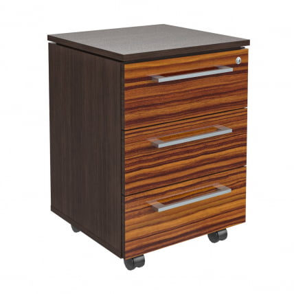 Тумба подкатная MMC-3D Макассар/Венге Магия_0