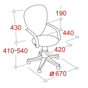 Кресло офисное UA_BETTA 649668 Черный_3