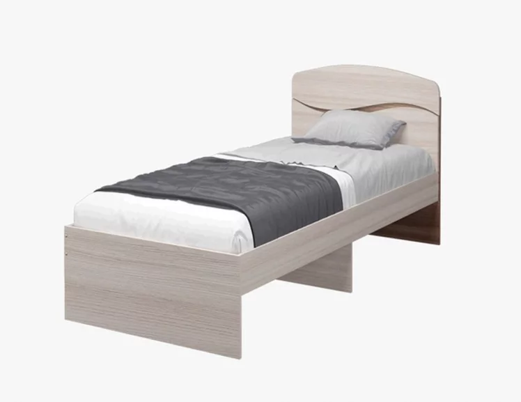 Кровать Валенсия Ц0005585 Ясень шимо светлый Ясень шимо темный_0