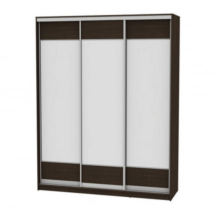 Шкаф-купе B-220х180х60-2(Венге-D8D8D8)_0