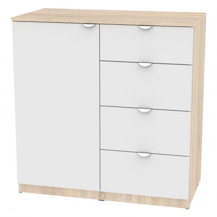 Комод Калисто(K17)923х902х468ручкаторцеваяTR-2(ДСС-Белый)_0