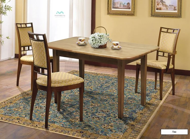 Стол обеденный массив Лак (1100)_0