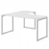 Стол угловой правый XTEN-Q XQCT 1615 R Белый Алюминий_235529
