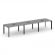 Стайл Проджект Стол переговорный SN-59P.SPRG-023 Серый Пепел/Металл Черный 4140*980*750 _3820851