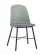 Стул пластиковый Shell с мягким сиденьем Серо-зеленый_219107