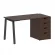 Стол письменный HOME OFFICE VR.SP-3-138.4.A Венге Цаво/Антрацит металл_228565