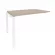 Наборный элемент рабочей станции на П-образном м/к ONIX O.MP-1.NRS-2.8 Дуб Аттик/Белый_240367