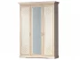 Шкаф трехдверный Парма 800 Кремовый белый Патина_148702