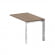 Брифинг-приставка П-обр. м/к Оникс Директ Люкс M-O.MP-BR-11 Дуб Аризона/Нержавеющая Сталь/Хром 1180*_3883059