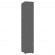 Шкаф распашный Алиса(H1)2230х400х540ручкаскоба96мм(Графит)_362166