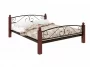 Кровать Вероника Lux Plus 1400х1900 Коричневая_133182