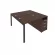 Рабочая станция с опорной тумбой Metal System Б.РС-СТП-2.1 Венге/Антрацит_239457