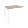 Наборный элемент рабочей станции на П-образном м/к ONIX O.MP-1.NRS-1.8 Дуб Аттик/Белый_240359