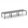 Стайл Проджект Стол переговорный SN-59P.SPRG-053.3 Серый Пепел/Металл Черный 4140*1180*750 _3878343
