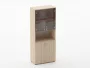 Шкаф высокий со стеклом и нишей Glassy 6.19.141 Бук светлый_66548