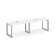 Стайл Проджект Рабочая станция односторонняя SN-59O.ORS-012 Белый/Металл Серый/Серебро Заглушка 2360 _3819138