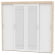 Шкаф-купе T-5-230х235х60-M(ДСС-Белый-6)_348301