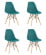 Стул Eames Style DSW темно-бирюзовый 4 шт. комплект (разборный каркас)_2607578